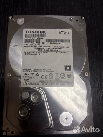 3Tb Toshiba