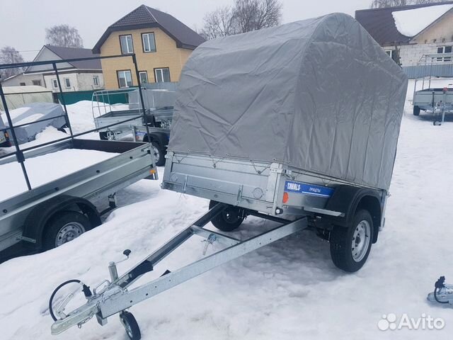 Прицеп оцинк. Tavials 2.0х1.23 тент 1500мм скос