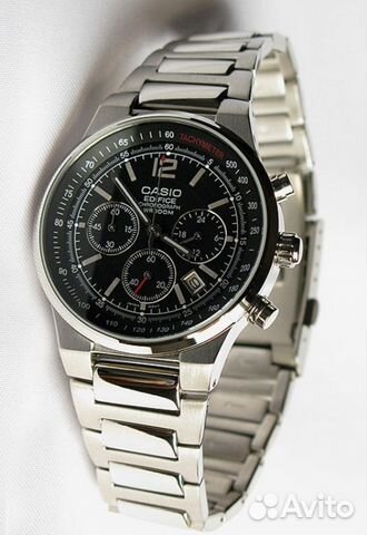 Новые Японские часы Casio EF-500D-1A оригинал