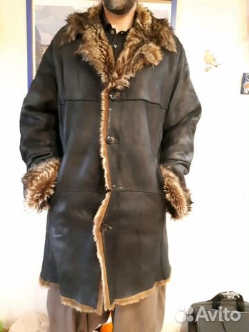 Дубленка р.58 натуральная кожа и шерсть