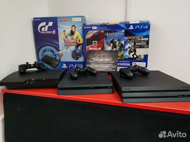 PS4, PS3, VR PlayStation, Portable Приставки