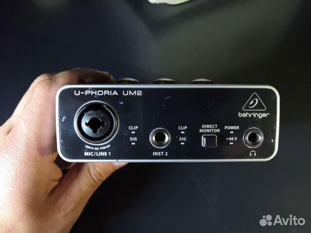 Карта behringer u phoria um2