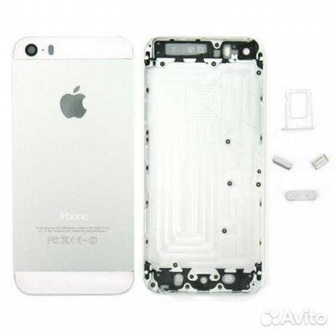 Корпус (задняя крышка) iPhone 5s белый, в наличии