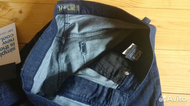 Джинсы Lee Bruce Skinny тёмно-синие W34L33 levis Джинсы Lee Bruce Skinny тёмно-синие W34L33 levis