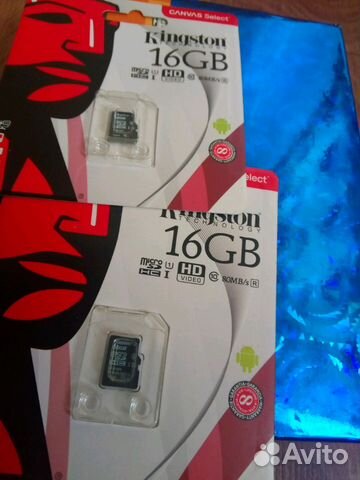 Карта памяти Kingston 16Gb