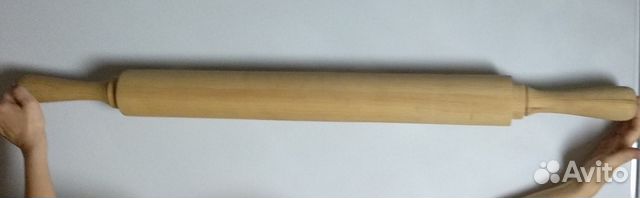 Скалка деревянная для декора