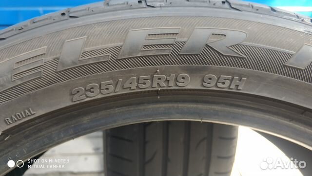 235 45 19 летние шины Bridgestone Dueler HP Sport