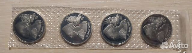 3 Рубля Невский 1992г-Космос-Путч и другие пруф 3 Рубля Невский 1992г-Космос-Путч и другие пруф