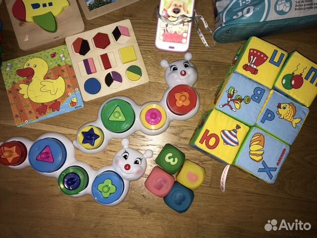 Игрушки развивающие 1+ для самых маленьких