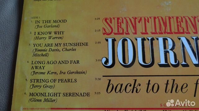 Karel Vlach Orchestra Sentimental Journey to the40