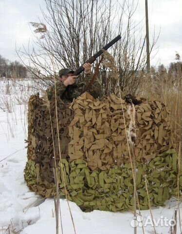 Маскировочная сеть мкт-2П - поле 3х6м новая