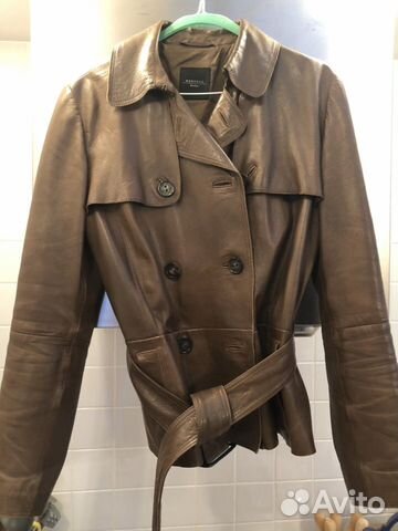 Куртка кожаная Max Mara оригинал Куртка кожаная Max Mara оригинал