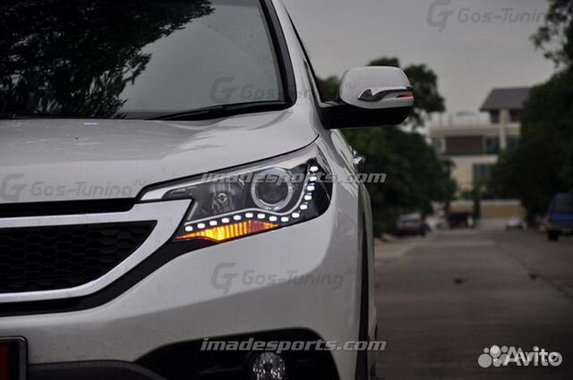 Передние LED фары оптика на Honda CR-V Передние LED фары оптика на Honda CR-V