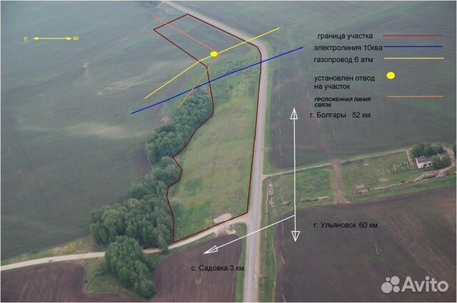 Спутниковая карта садовка ульяновской области