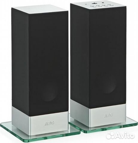 Компьютерные колонки AEG BSS 4828 2.0 с FM тюнером Компьютерные колонки AEG BSS 4828 2.0 с FM тюнером