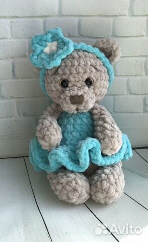Вязаная мишка-малышка Вязаная мишка-малышка