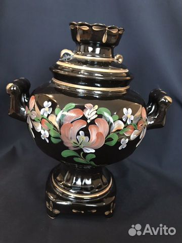 Декоративный самовар.СССР.Роспись.Фарфор