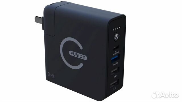 Сетевое зарядное + встроенный аккумулятор 6700mAh