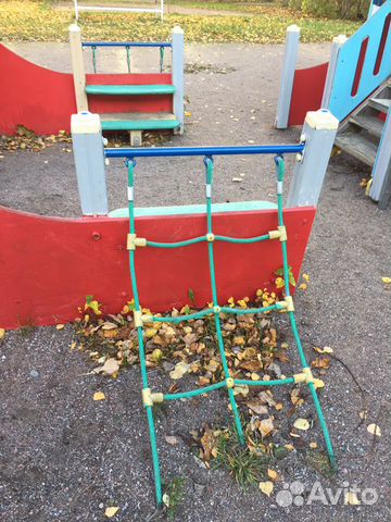 Детская площадка с горкой Корабль