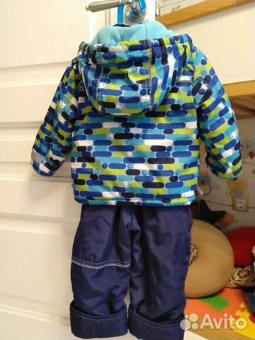 Костюм зимний куртка + полукомбинезон 86