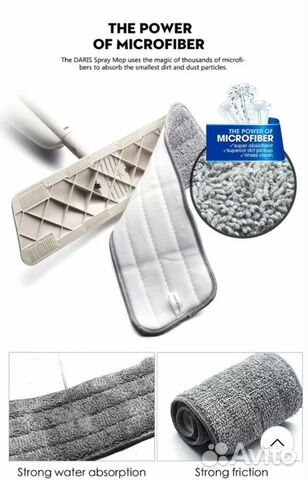 Насадка тряпка для швабры многоразовая антипыль