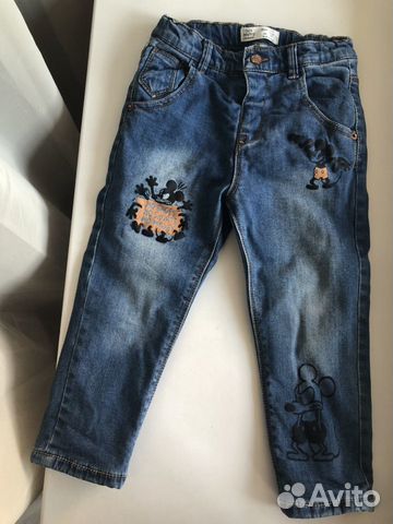 Джинсы на флисе Zara