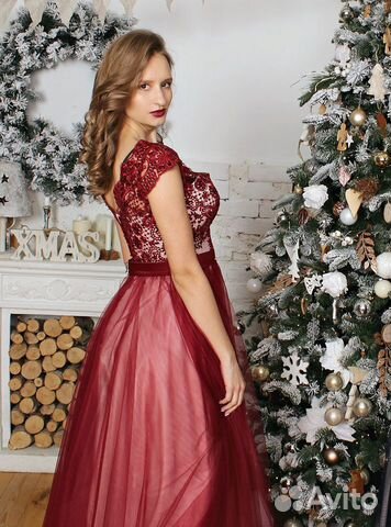 Пышное вечернее платье Пышное вечернее платье