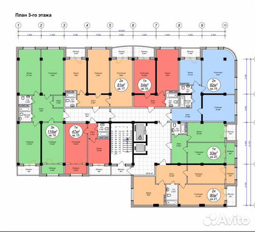 2-к квартира, 47.5 м², 13/14 эт. 2-к квартира, 47.5 м², 13/14 эт.