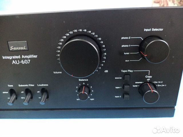 Sansui AU-607 усилитель