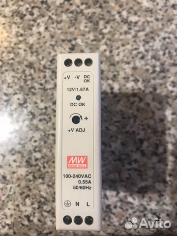 Блок питания Mean Well MDR-20-12