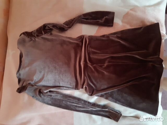 Бархатное платье из Bershka