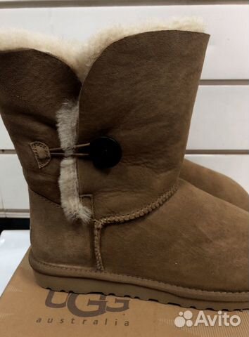UGG угги, с пуговицей рыжие UGG угги, с пуговицей рыжие