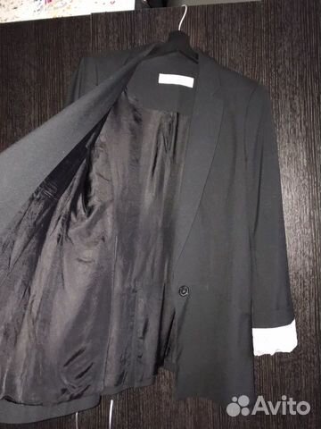 Удлинённый пиджак zara basic