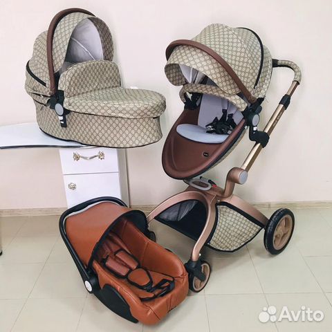 Коляска 3 в 1 hot mom