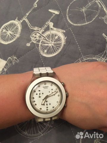 Часы swatch оригинал белые Часы swatch оригинал белые