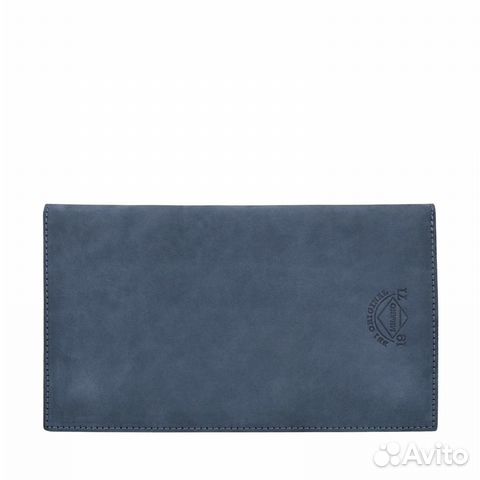 Портмоне-трэвэлер кожаное (натуральный нубук) BB1