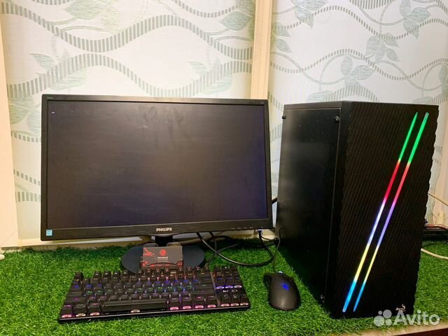 Игровой pc ryzen 7 1700х/DDR 4 2x16 gb/ssd 500gb s