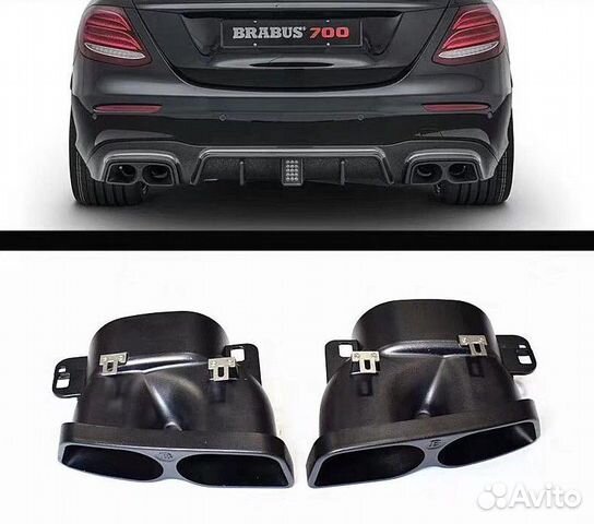 Насадки на глушители Mercedes - Benz Brabus Насадки на глушители Mercedes - Benz Brabus