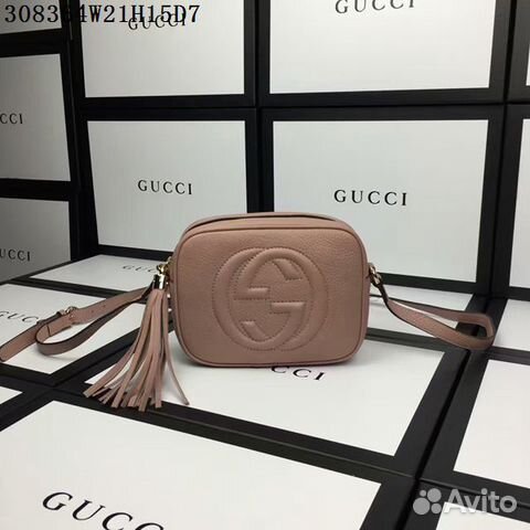 Сумка Gucci Soho Disco клатч кожа на ремне