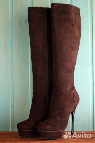 39 новые замшевые сапоги Corsocomo