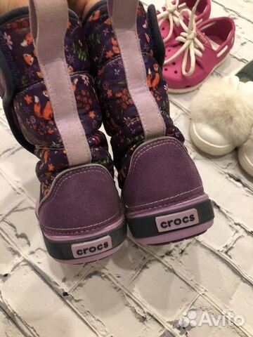 Сапоги резиновые утеплённые Crocs C6/22