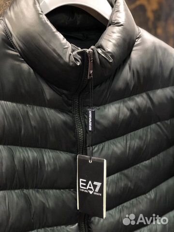 Emporio Armani EA7 мужской пуховик хаки Emporio Armani EA7 мужской пуховик хаки