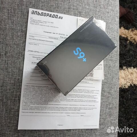 Новый SAMSUNG galaxy S9+ black 6/64 оригинал Новый SAMSUNG galaxy S9+ black 6/64 оригинал