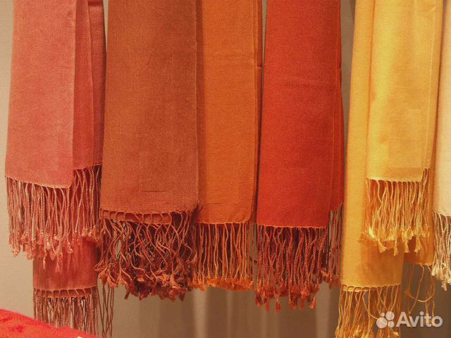 Шарф кашемир и шелк