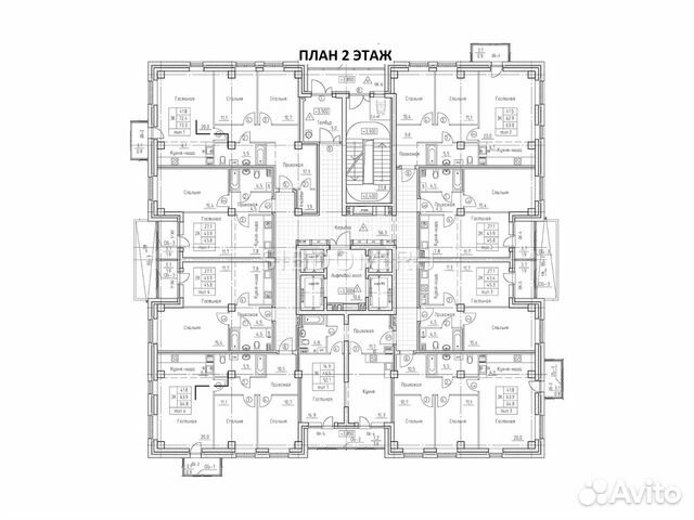 1-к квартира, 45 м², 5/25 эт.