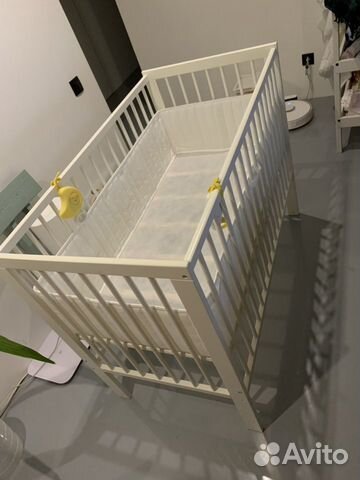 Кроватка с матрасом и текстилем Гулливер IKEA Кроватка с матрасом и текстилем Гулливер IKEA