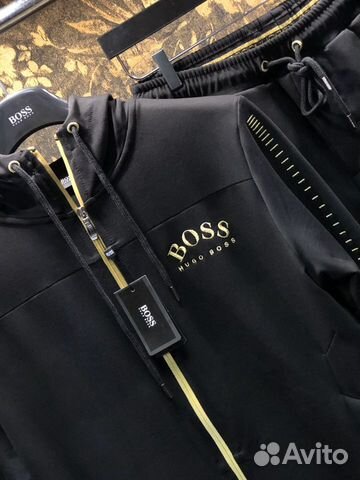 Hugo Boss Black спортивный костюм с нашивкой логот Hugo Boss Black спортивный костюм с нашивкой логот