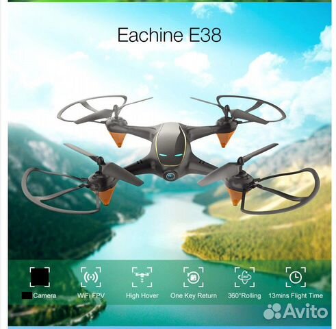 Квадрокоптер с камерой Wi Fi - Eachine E38 Квадрокоптер с камерой Wi Fi - Eachine E38