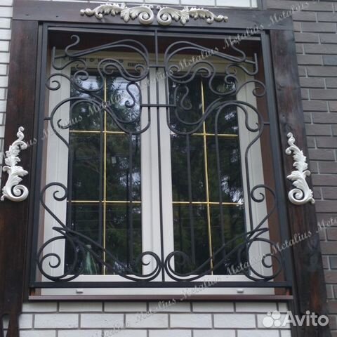 Решётки на окна, балконы, лоджии - арт.6766 Решётки на окна, балконы, лоджии - арт.6766
