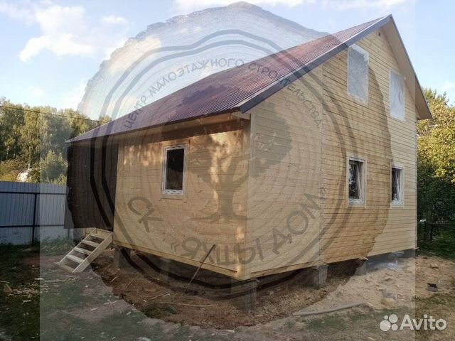 Строительство дачи из бруса 6х5 с верандой 2х6